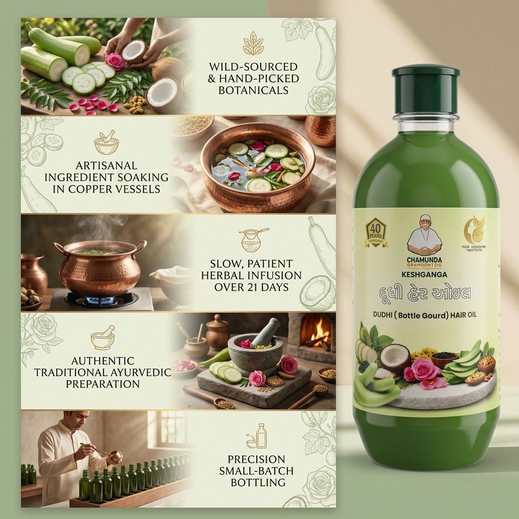 Keshganga Dudhi Hair Oil™ - Chamunda Gruh Udhyog