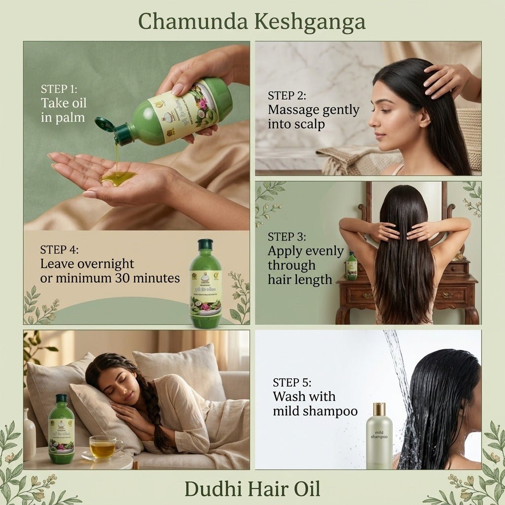 Keshganga Dudhi Hair Oil™ - Chamunda Gruh Udhyog