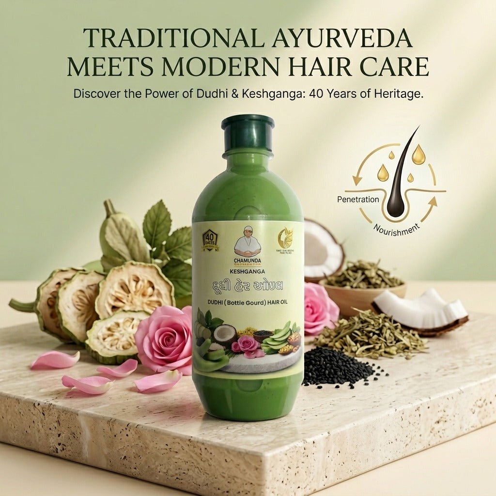 Keshganga Dudhi Hair Oil™ - Chamunda Gruh Udhyog