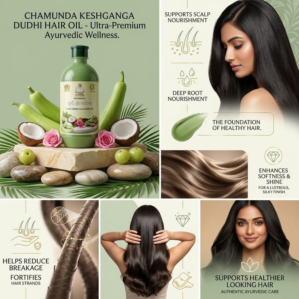 Keshganga Dudhi Hair Oil™ - Chamunda Gruh Udhyog
