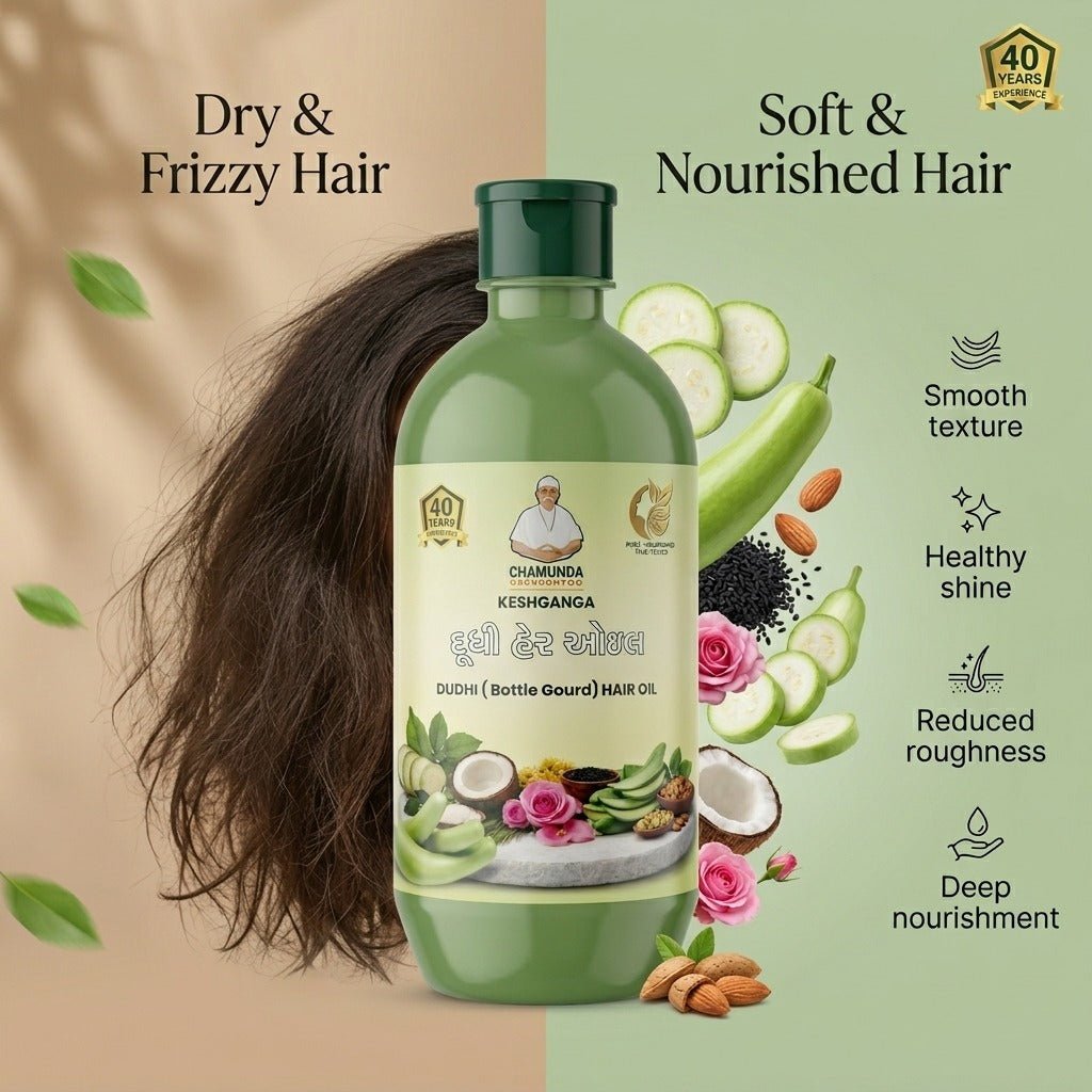 Keshganga Dudhi Hair Oil™ - Chamunda Gruh Udhyog